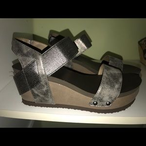 Silver Platform Heels